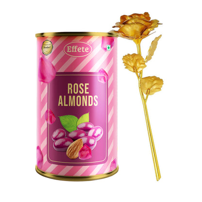Golden Rose With Almonds Chocolate Gift Set (1 Set)