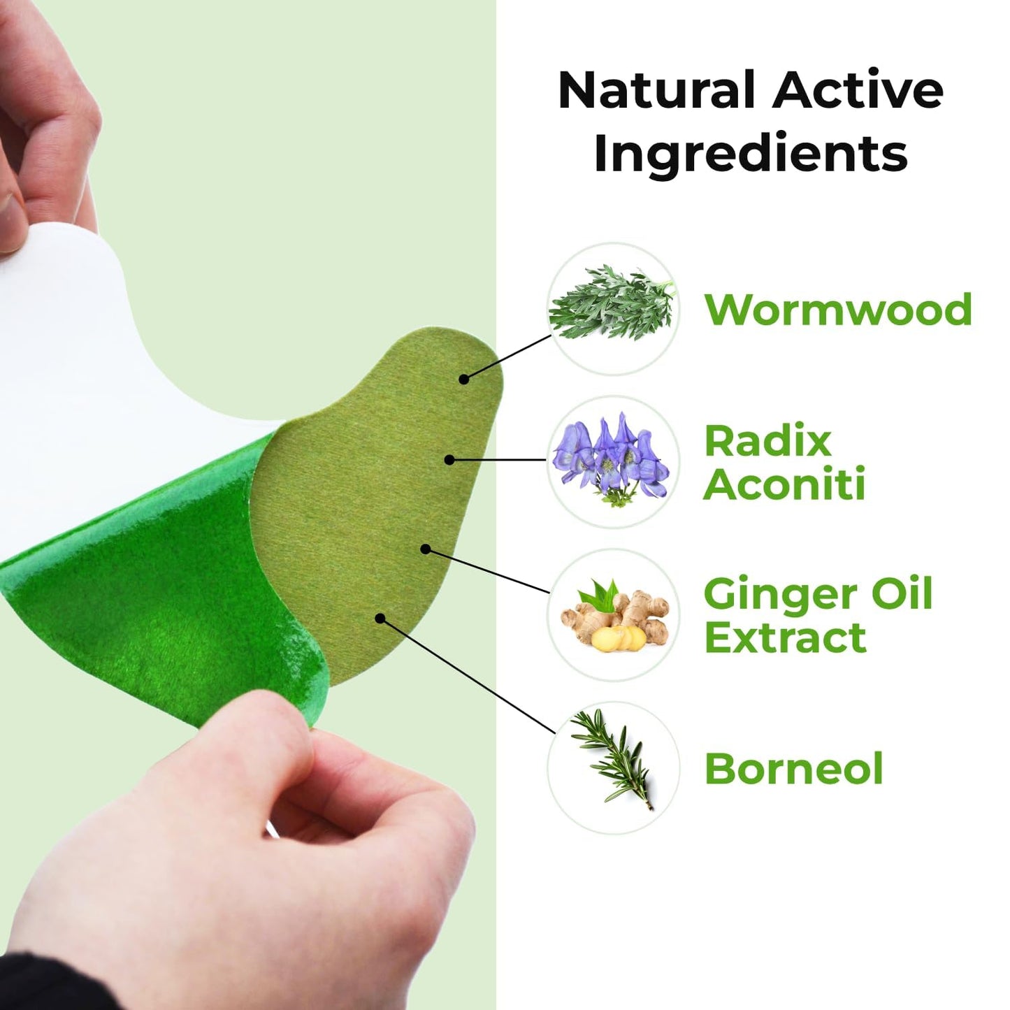 Knee Relief Patch Set  Herbal-infused Adhesive Patches (10 Pc Set)