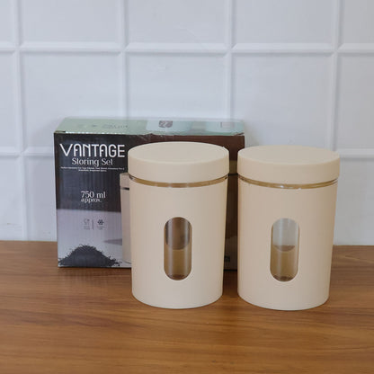Premium Kitchen Storage Container Set (2 Pc Set 750 Ml Approx)