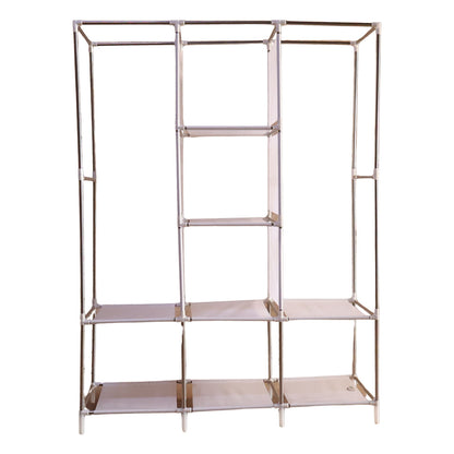 8 Compartment Portable Fabric Wardrobe Closet Collapsible Wardrobe Racks