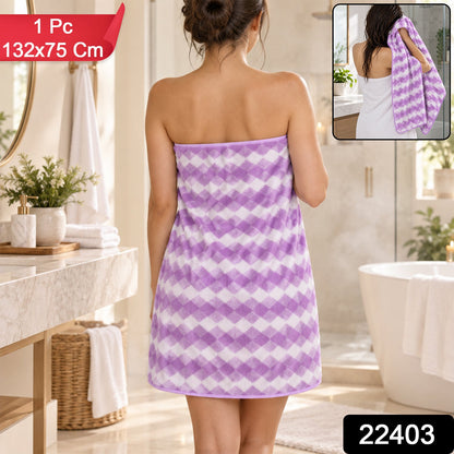 Large Soft Microfibre Quick Dry Bath Towel For Home Travel (1 Pc 132 X 75 Cm)