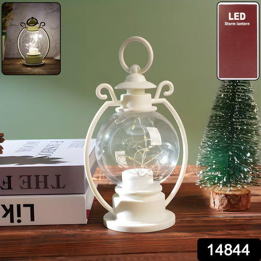 Led Decorative Storm Lantern Light (Battery Operated Warm White Light)