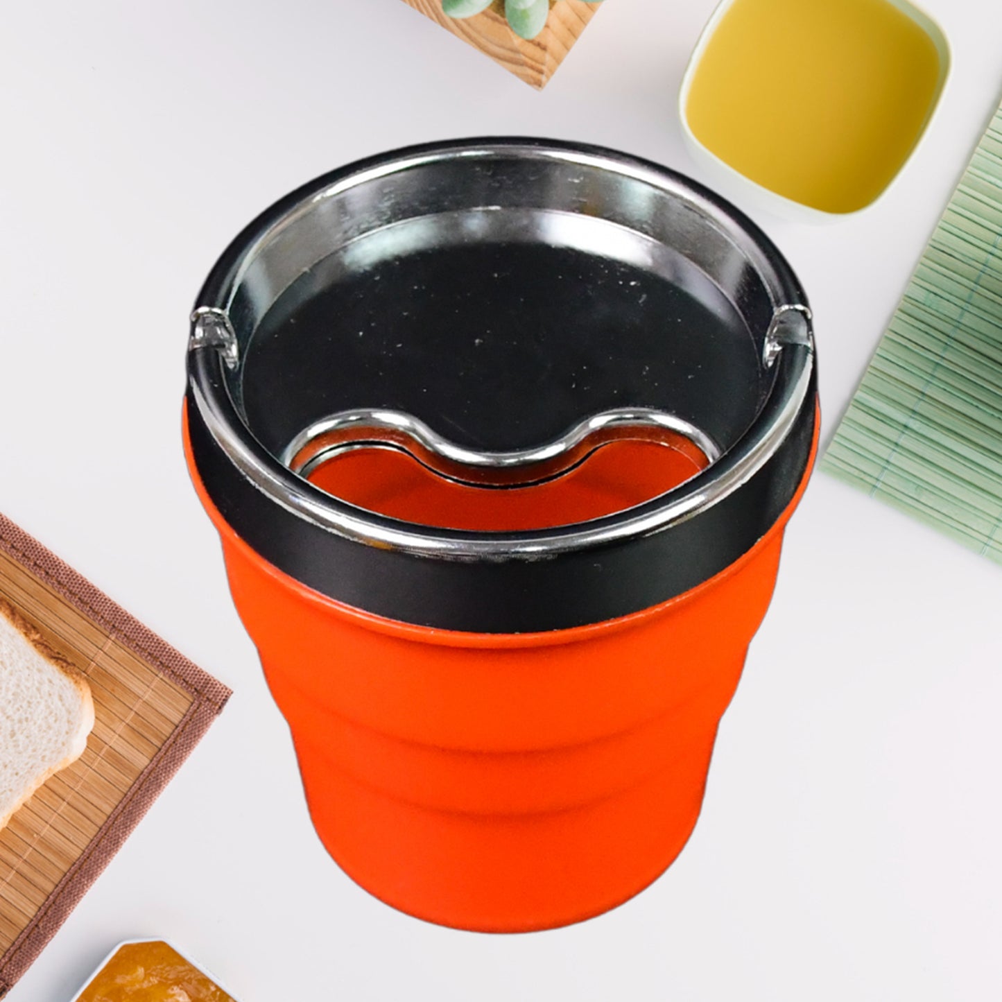 Plastic Car Ashtray Holder Cup With Lid (1 Pc)