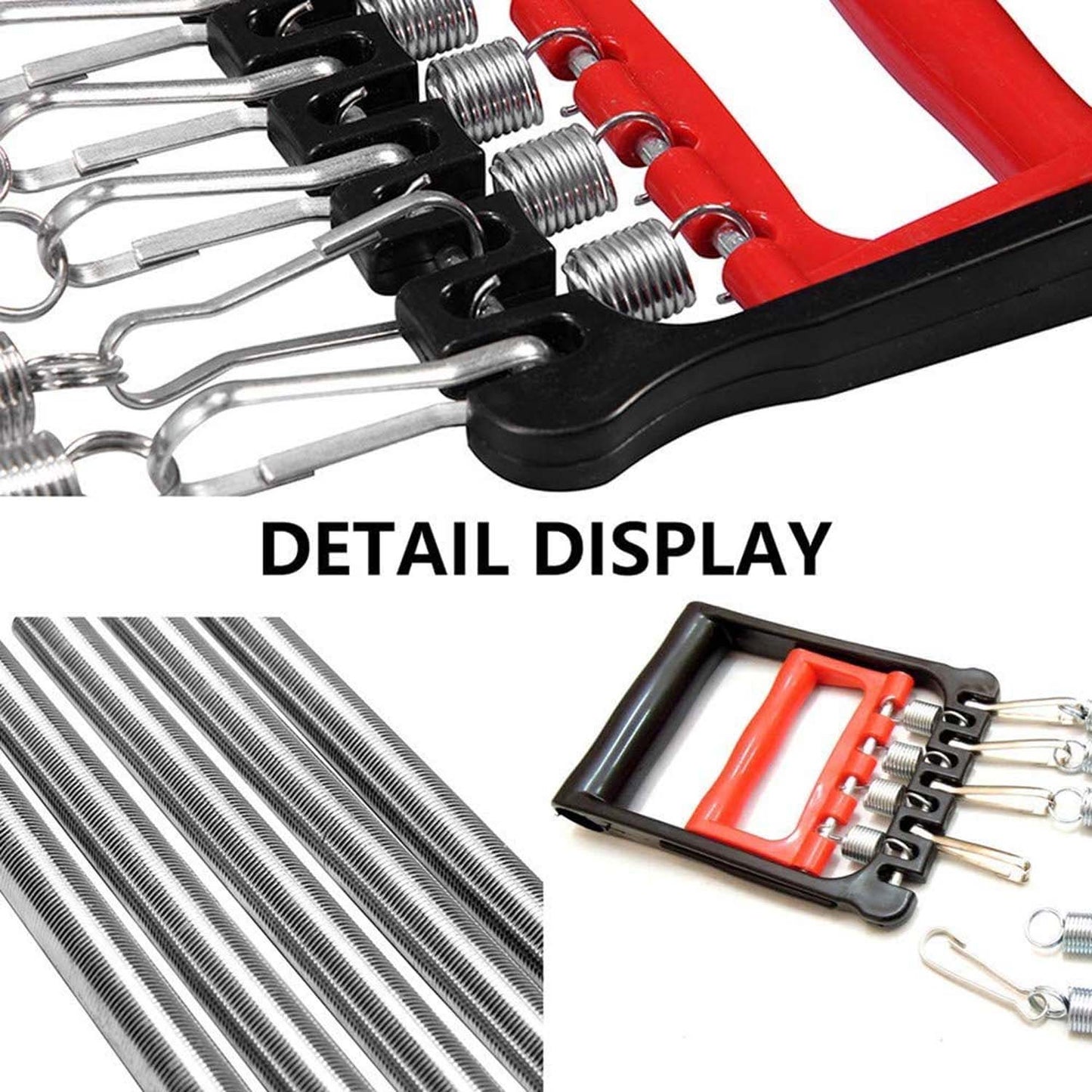 5-spring Chest Expander For Home Workout