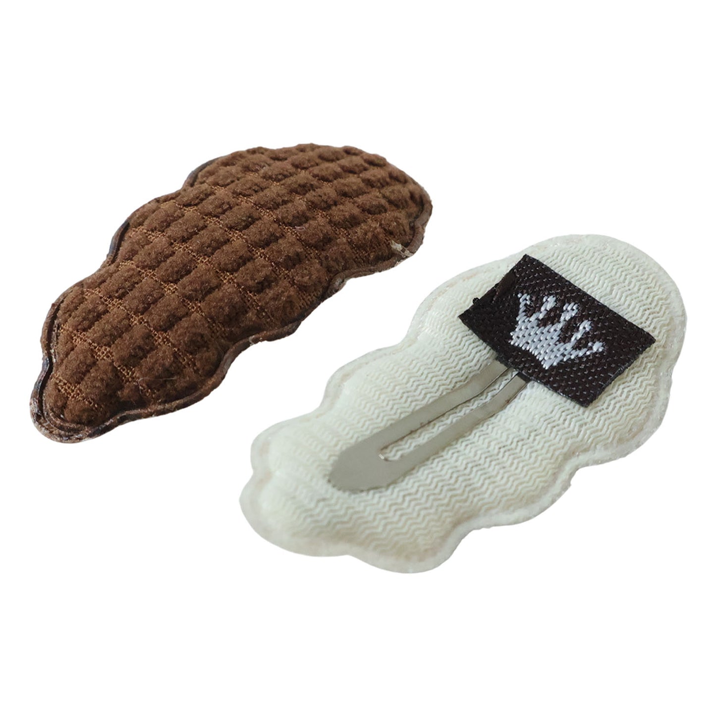 Premium Padded Cloud Shape Hair Clips Set (4 Pc)