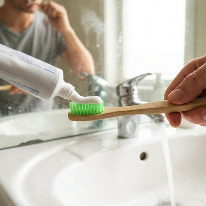 Bamboo Toothbrush Set For Adults (Pack Of 4)