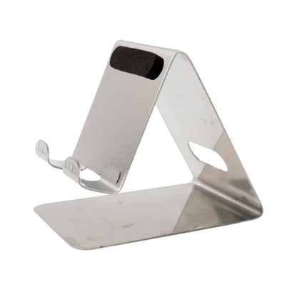 Stainless Steel Universal Mobile  Tablet Stand Holder - (1 Pc)