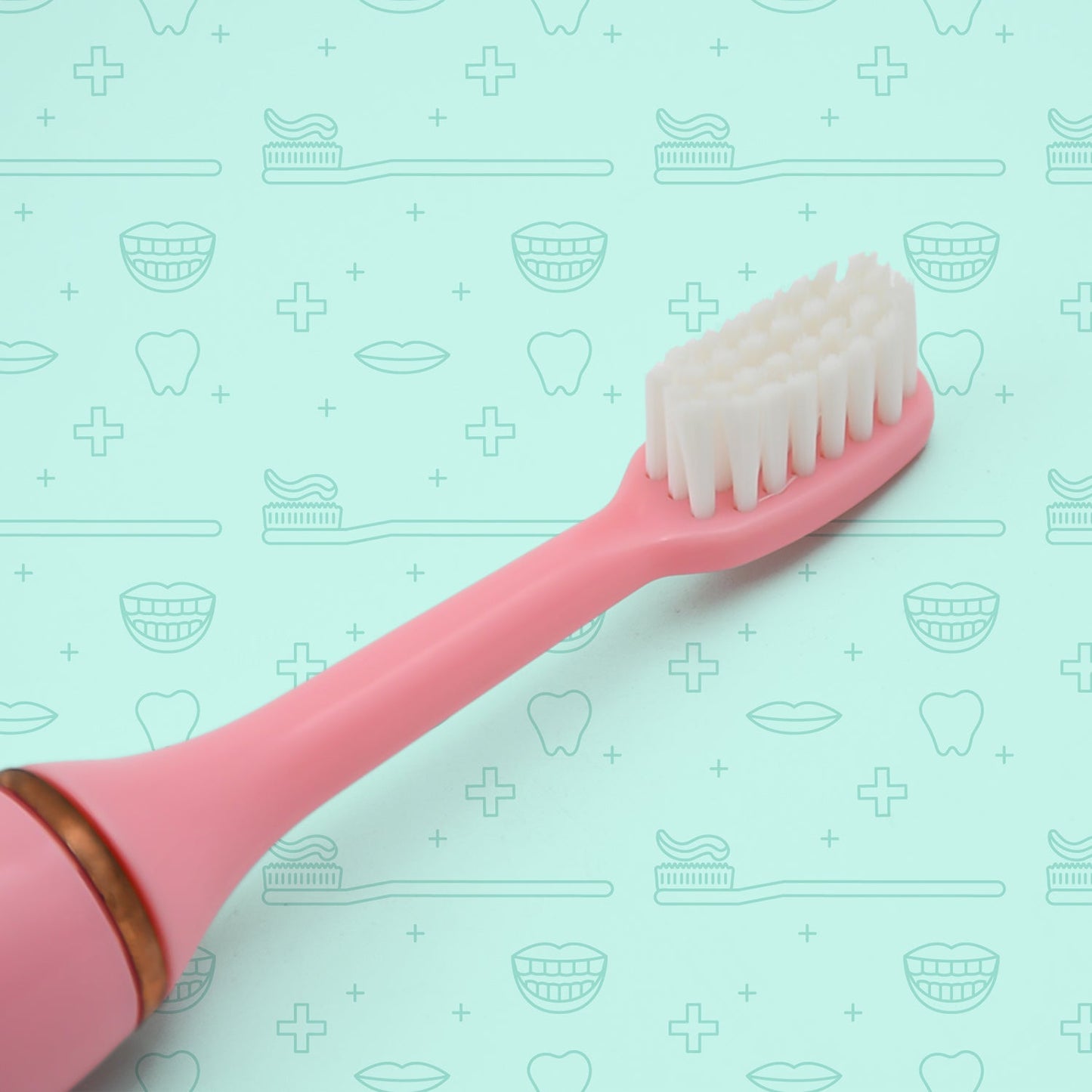 Adult Waterproof Electric Toothbrush With Extra 4 Toothbrush Head (1 Pc  Usb Charging Operated  Mix Colour)