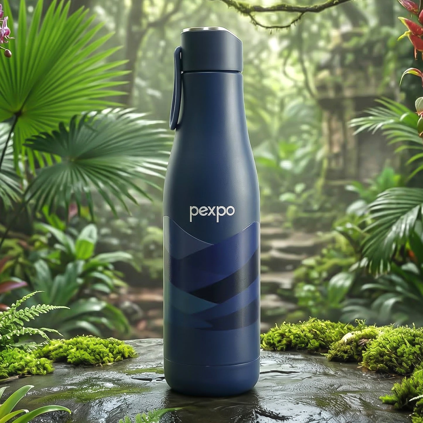 Pexpo Infinity Art Vacuum Insulated Stainless Steel Water Bottle 750 Ml