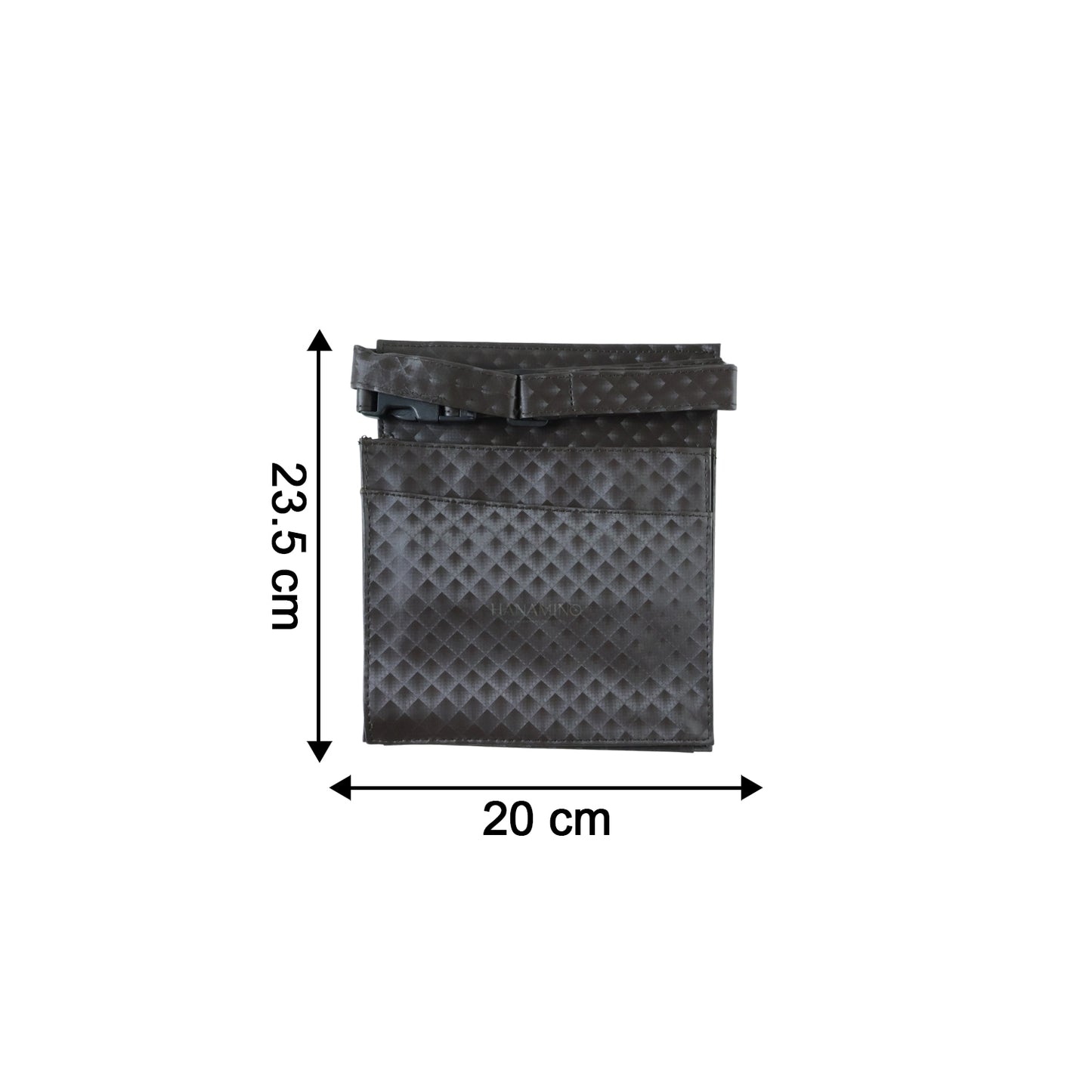 Mens  Womens Quilted Crossbody Sling Bag With Adjustable Strap (1 Pc)