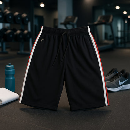 Training Shorts With Elastic Waist  Drawcord - (1 Pc)