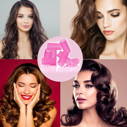 Premium Self-grip Hair Rollers (6 Pc  Set )