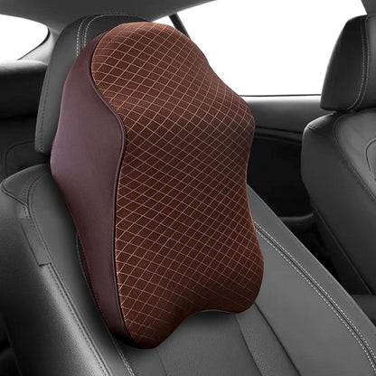 8595 Car Neck Pillow Car Neck Headrest Pillow Memory Foam Car Accessories Cushion Car Seat Head Support Neck Protector Car Seat Neck Pillowfor Driving (1 Pc)
