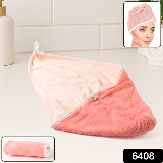 Hair Drying Magic Hair Cap Towel Wrap For Women Bath Towels (1 Pc)