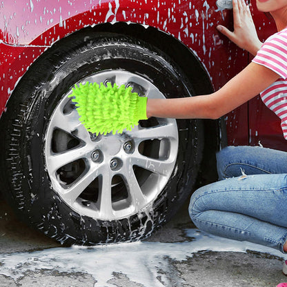 Microfiber Car Wash Glove Mitt For Carbikehome  Surface