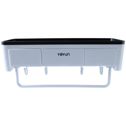 Wall Mounted Multifunctional Bathroom Storage Rack (1 Pc)