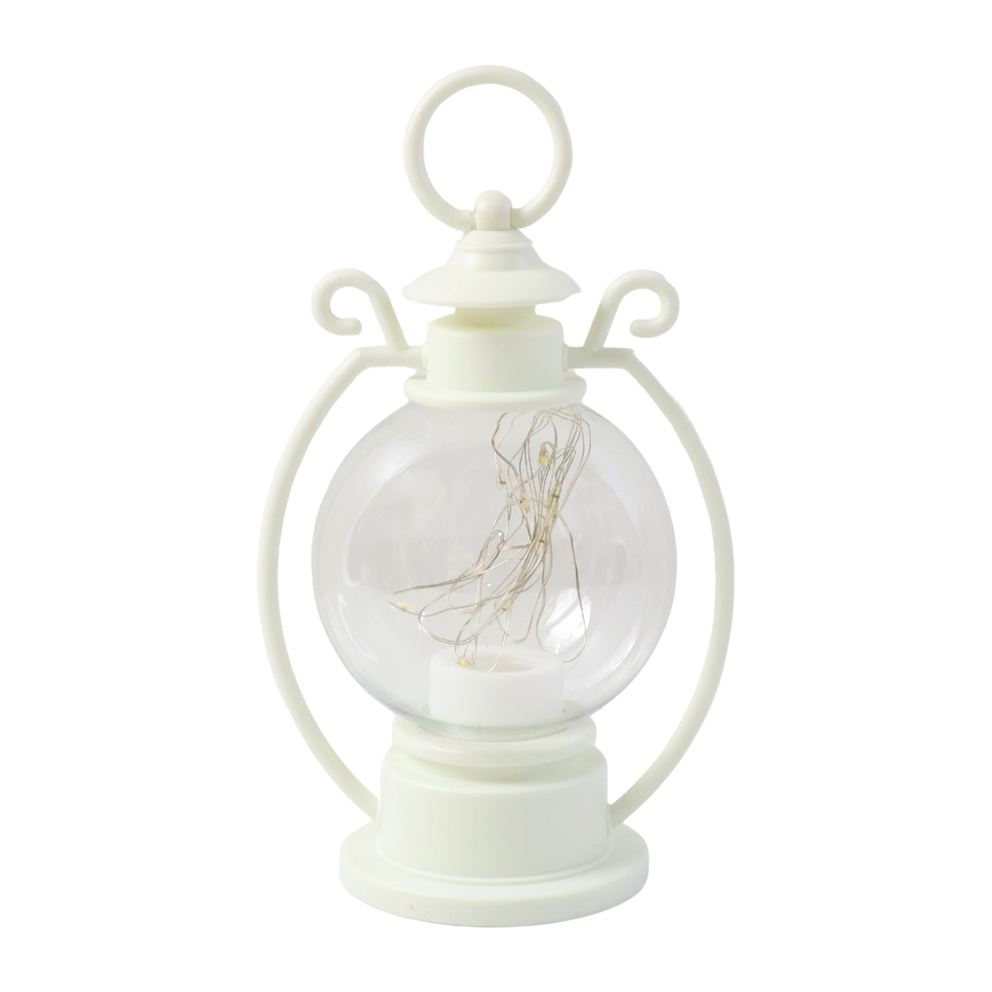 Led Decorative Storm Lantern Light (Battery Operated Warm White Light)