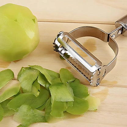 5505 Multi-function 2 In 1 Potato Peeler And Julienne Cutter Stainless Steel Potato Peeler Grated Carrot Grated Suitable For Peeling And Shredding Fruit And Vegetables Kitchen Accessories (1 Pc)
