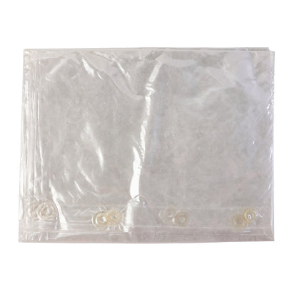 Transparent Waterproof Shower Curtain 75x52 Inch