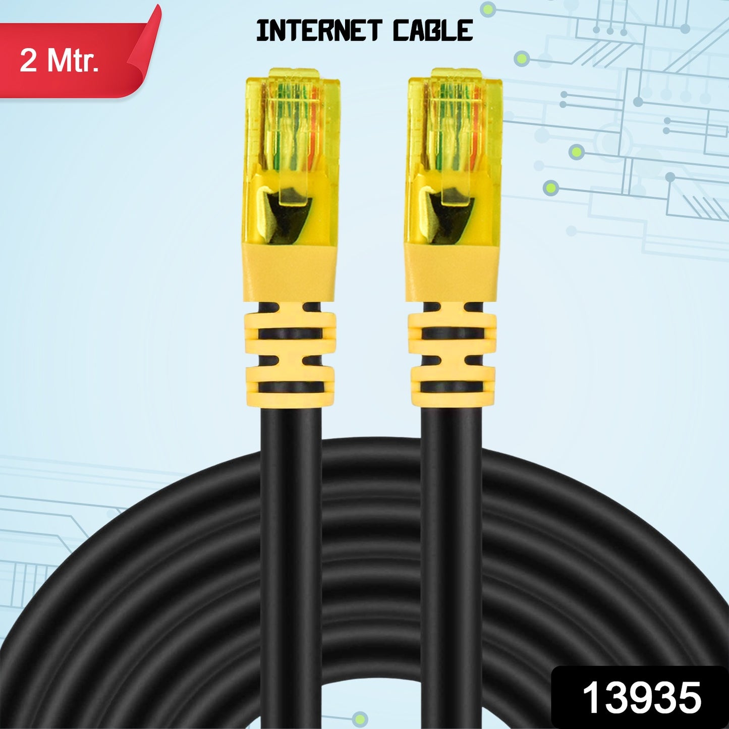 Heavy Duty Cat 8 Ethernet Cable Internet Cable (2 Mtr.  1 Pc)