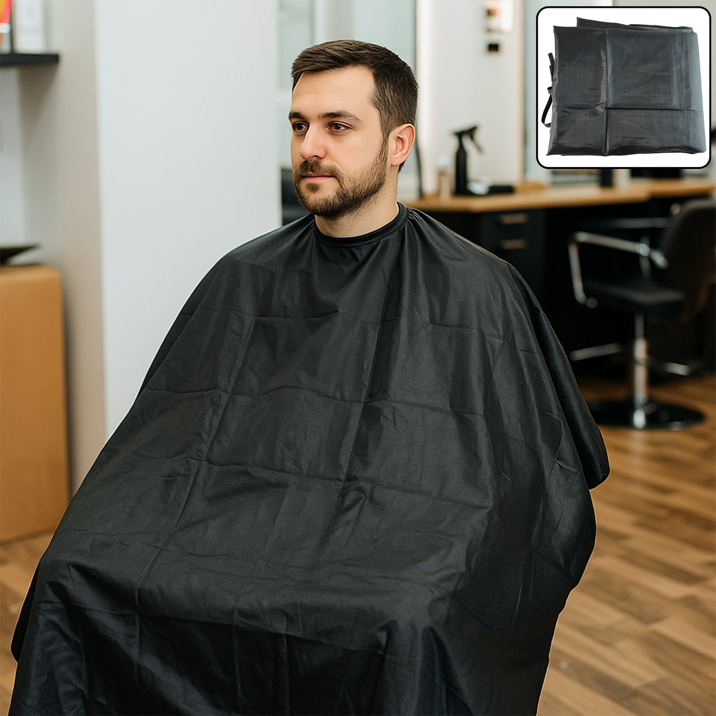 Barber Hair Cutting Cape - (1 Pc)
