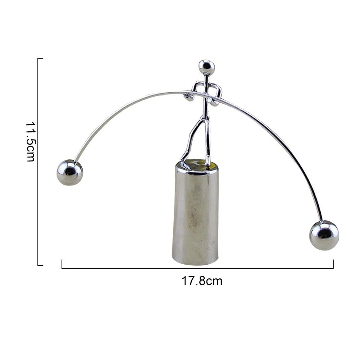 7875 Mini Steel Balance Toy Decoration Pendulum Newton Cradle Balance Ball Tumbler Desk Toy Metal Man Home Home Decoration Crafts