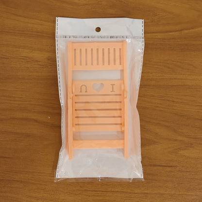 Mini Chair Shape Mobile Stand Holder (1 Pc  Peach Color)