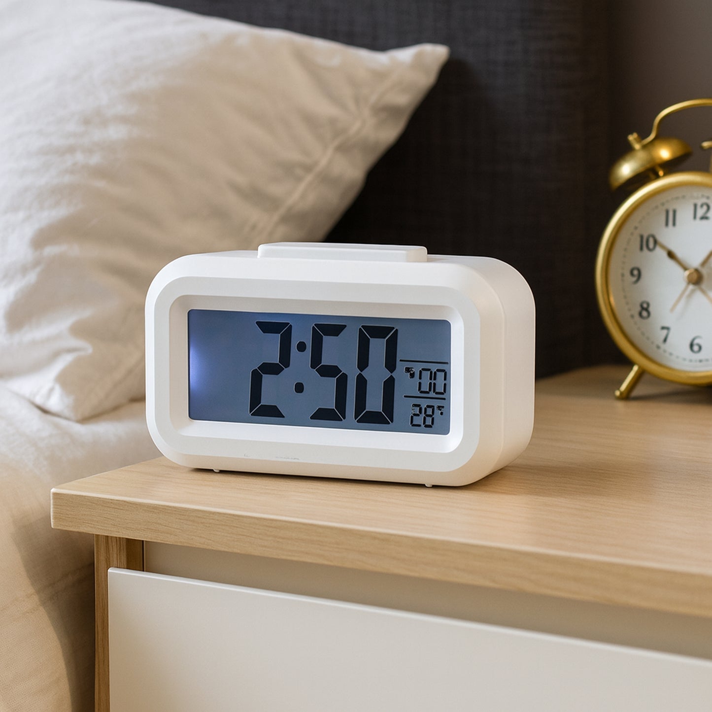 Modern Digital Led Alarm Mini Clock (1 Pc)
