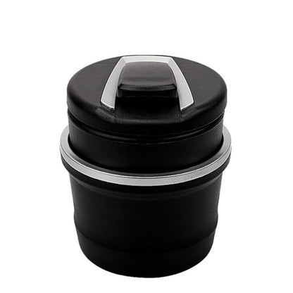 Portable Car Ashtray With Lid And Blue Led Light (1 Pc  With Color Box)