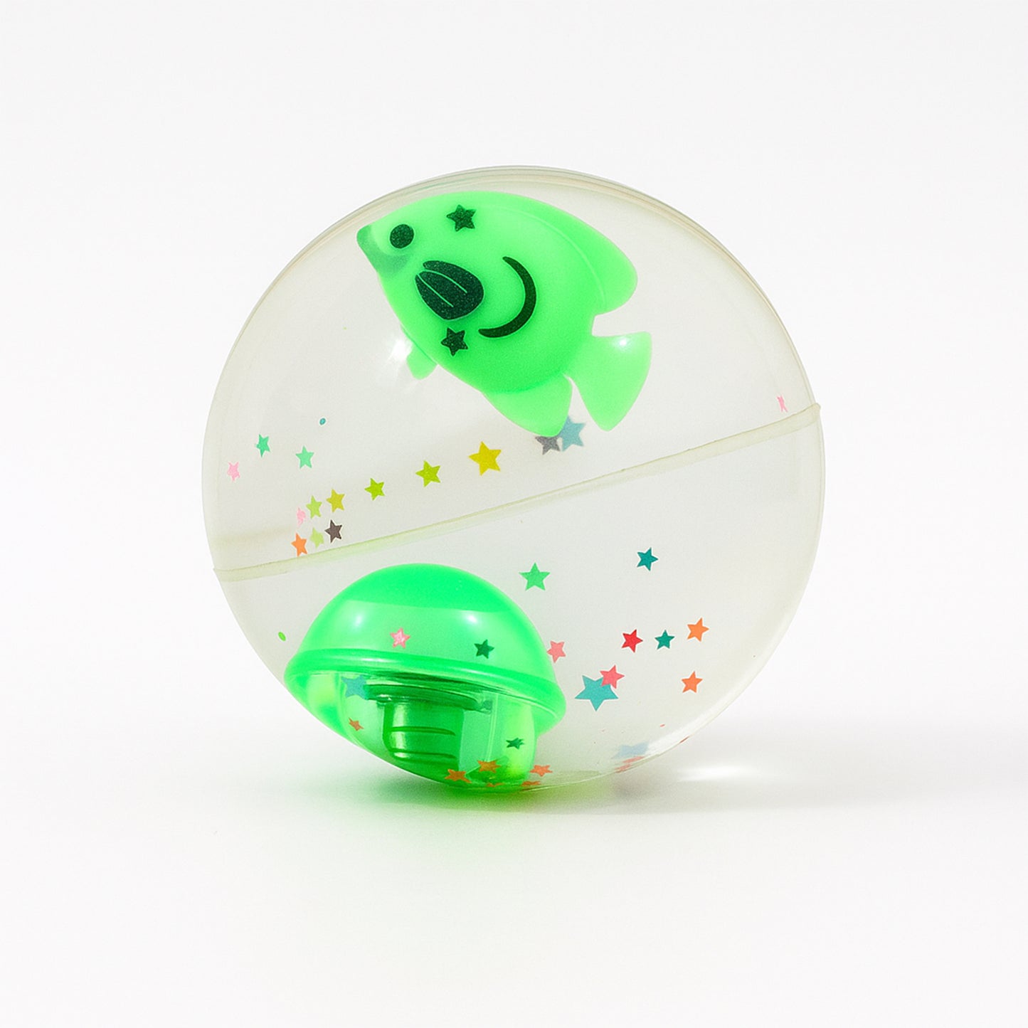 Light-up Bouncy Fish Ball  Impact-activated Led Flashing Sensory Toy (1 Pc)