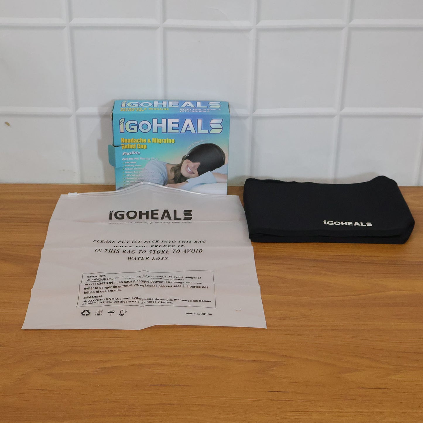 Hot  Cold Therapy Headache Relief Cap (1 Pc)