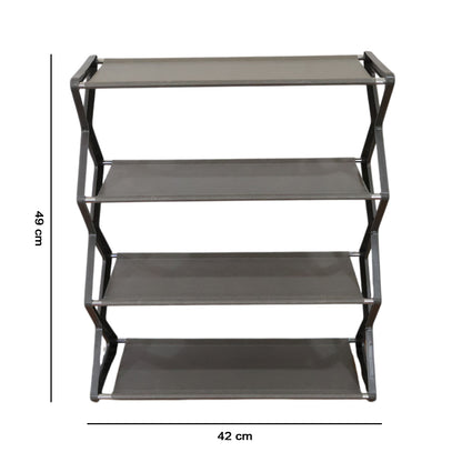 4 Layer Foldable Shoe Rack Organizer (1 Pc)